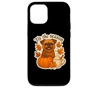 Tis The Season Brussels Griffon Dog Fall Autumn Pumpkin Cute Case for iPhone 12/12 Pro