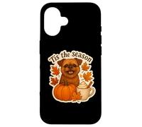 Tis The Season Brussels Griffon Dog Fall Autumn Pumpkin Cute Case for iPhone 16