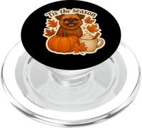 Tis The Season Brussels Griffon Dog Fall Autumn Pumpkin Cute PopSockets PopGrip for MagSafe