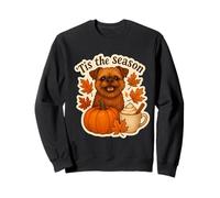 Tis The Season Brussels Griffon Dog Fall Autumn Pumpkin Cute Sweatshirt