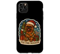 Tis The Season Brussels Griffon Dog Merry Christmas Mom Dad Case for iPhone 11 Pro Max