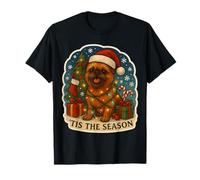 Tis The Season Brussels Griffon Dog Merry Christmas Mom Dad T-Shirt
