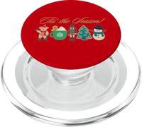 Tis The Season Christmas Tree Snowman Nutcracker Bear Coffee PopSockets PopGrip for MagSafe