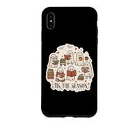 Tis The Season Cute Ghost Book Readers Fall Autumn Bookish Case for iPhone XS Max