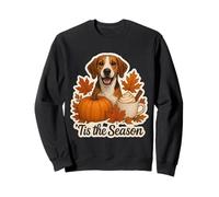 Tis The Season English Foxhound Dog Fall Autumn Pumpkin Cup Sweatshirt