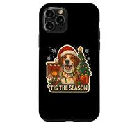 Tis The Season English Foxhound Dog Merry Christmas Mom Dad Case for iPhone 11 Pro