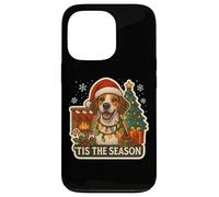 Tis The Season English Foxhound Dog Merry Christmas Mom Dad Case for iPhone 13 Pro