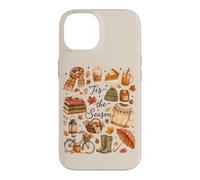 Tis The Season Fall Cozy Reading Weather Autumn Collage Case for iPhone 14