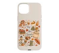 Tis The Season Fall Cozy Reading Weather Autumn Collage Case for iPhone 15 Plus
