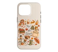 Tis The Season Fall Cozy Reading Weather Autumn Collage Case for iPhone 16 Pro