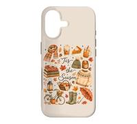 Tis The Season Fall Cozy Reading Weather Autumn Collage Case for iPhone 17