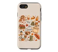 Tis The Season Fall Cozy Reading Weather Autumn Collage Case for iPhone SE (2020) / 7/8
