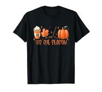 Tis The Season Fall Thanksgiving Autumn Vibes Design Breezy T-Shirt