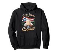'Tis the Season for Coquito Funny Puerto Rican Christmas Pullover Hoodie