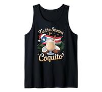 'Tis The Season for Coquito Funny Puerto Rican Christmas Tank Top