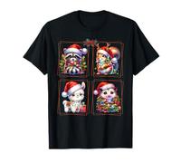 Tis The Season for Cute Postage Stamp Critters Xmas T-Shirt