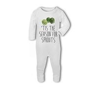 'Tis The Season for Sprouts .Funny Christmas - Baby Romper Suit,