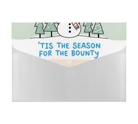 Tis The Season for The Bounty (2) Expanding File Organizer, Multi-Pocket Accordion Folder, Document Storage and Office Supplies