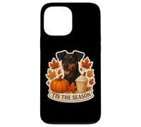 Tis The Season German Pinscher Dog Fall Autumn Pumpkin Spice Case for iPhone 13 Pro Max