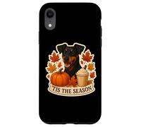 Tis The Season German Pinscher Dog Fall Autumn Pumpkin Spice Case for iPhone XR