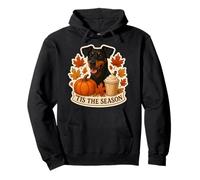 Tis The Season German Pinscher Dog Fall Autumn Pumpkin Spice Pullover Hoodie