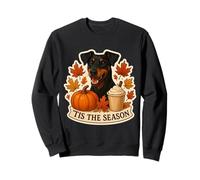 Tis The Season German Pinscher Dog Fall Autumn Pumpkin Spice Sweatshirt