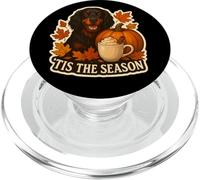 Tis The Season Gordon Setter Dog Fall Autumn Pumpkin Spice PopSockets PopGrip for MagSafe
