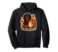 Tis The Season Gordon Setter Dog Fall Autumn Pumpkin Spice Pullover Hoodie