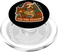 Tis The Season Grand Basset Griffon Vendeen Dog Christmas PopSockets PopGrip for MagSafe