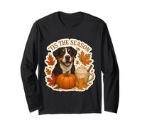 Tis The Season Great Swiss Mountain Dog Fall Autumn Pumpkin Long Sleeve T-Shirt