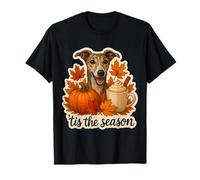 Tis The Season Greyhound Dog Fall Autumn Pumpkin Spice Cute T-Shirt
