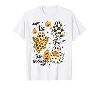 Tis The Season Halloween Ghost Pumpkin Spooky Men Women Kid Value Graphic T-Shirt
