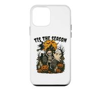 Tis the Season Halloween Skeleton Ghost Vibes Men Women Case for iPhone 12 mini