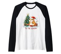 Tis The Season Hamster Owner Christmas Tree Pet Festive Xmas Raglan Baseball Tee