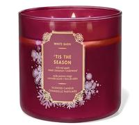 Tis The Season” Holiday Candle - 3-Wick Soy Candle | Apple, Cinnamon & Pine Scent | Long-Lasting Christmas Candle for Home, Winter Aromatherapy & Holiday Décor (14.5 oz)