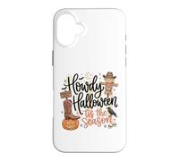 Tis The Season Howdy Halloween Spooky Pumpkin Fall October Case for iPhone 16 Plus