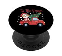 TIS The Season Hunting Dogs Christmas PopSockets Adhesive PopGrip
