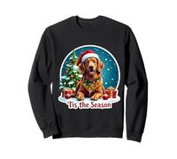 Tis The Season Irish Setter Dog Merry Christmas Mom Dad Xmas Sweatshirt