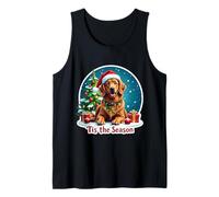 Tis The Season Irish Setter Dog Merry Christmas Mom Dad Xmas Tank Top