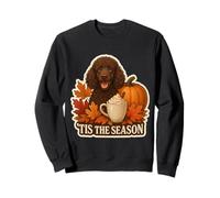 Tis The Season Irish Water Spaniel Dog Fall Autumn Pumpkin Sweatshirt