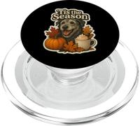 Tis The Season Irish Wolfhound Dog Fall Autumn Pumpkin Cute PopSockets PopGrip for MagSafe