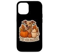 Tis The Season Italian Greyhound Dog Fall Autumn Pumpkin Pup Case for iPhone 12/12 Pro
