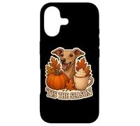 Tis The Season Italian Greyhound Dog Fall Autumn Pumpkin Pup Case for iPhone 17
