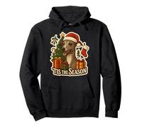 Tis The Season Italian Greyhound Dog Merry Christmas Tree Pullover Hoodie