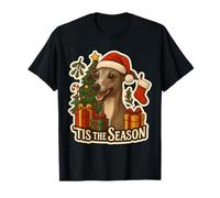 Tis The Season Italian Greyhound Dog Merry Christmas Tree T-Shirt