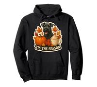 Tis The Season Kerry Blue Terrier Dog Fall Autumn Pumpkin Pullover Hoodie