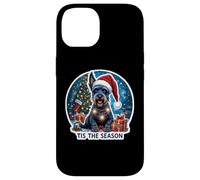 Tis The Season Kerry Blue Terrier Dog Merry Christmas Owner Case for iPhone 14