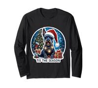 Tis The Season Kerry Blue Terrier Dog Merry Christmas Owner Long Sleeve T-Shirt