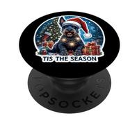 Tis The Season Kerry Blue Terrier Dog Merry Christmas Owner PopSockets Adhesive PopGrip
