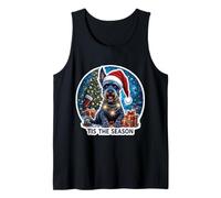 Tis The Season Kerry Blue Terrier Dog Merry Christmas Owner Tank Top